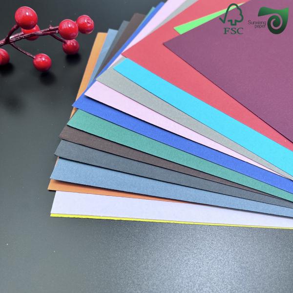 FSC Uncoated Offset Colored Cardstock Paper 720mm 1020mm For Greeting Cards