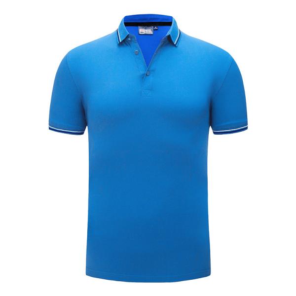Flyita Custom Mens 100% Cotton Polo Shirts Office Short Sleeve T Shirt