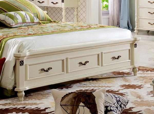 Wood With Box The White Of Mediterranean Latest Double Bed Design
