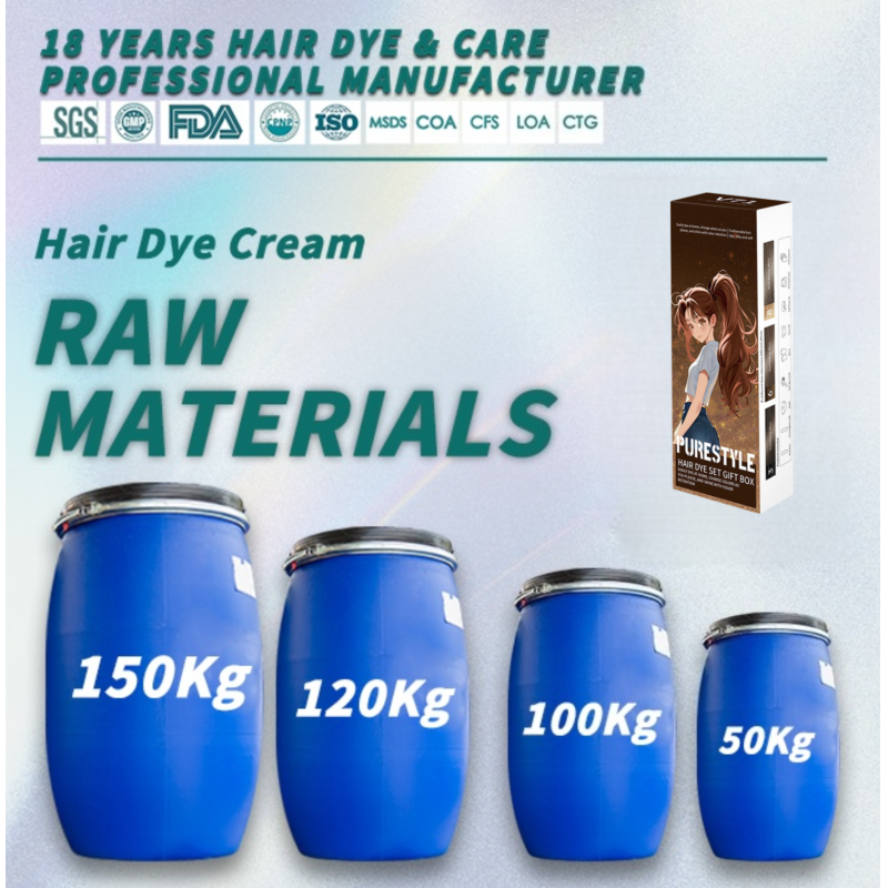 Permanent Home Hair Dye Ammonia Free Herbal Formula for Men Women OEM Professional Hair Dye Factory Supply