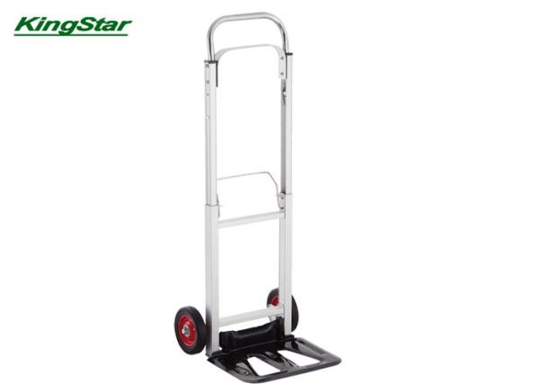 Heavy Duty Folding Sack Barrow , Aluminium Plastic Stair Climbing Sack Truck Trolley