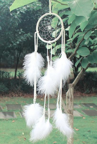 Party Decoration pretty Colors Available Wholesale Indian Feather Dream Catcher