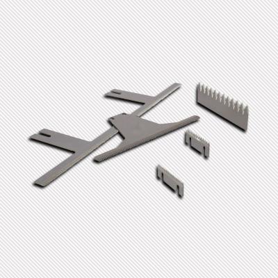 6 Inch Sharp Wear Resistant Serrated Utility Cutting Knife Blades For Plastic Bag Machine