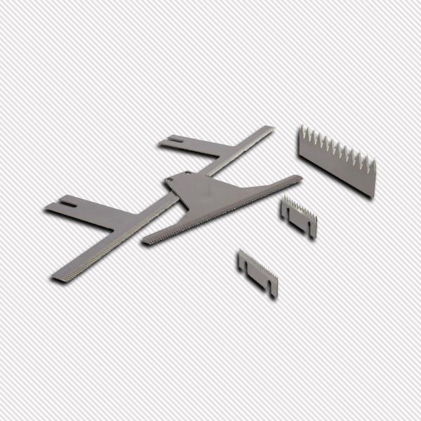6 Inch Sharp Wear Resistant Serrated Utility Cutting Knife Blades For Plastic Bag Machine