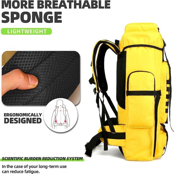 Military Tactical Backpack 70L Hiking Backpacks Men Women Molle Army Assault Pack Tactical Bag Rucksack