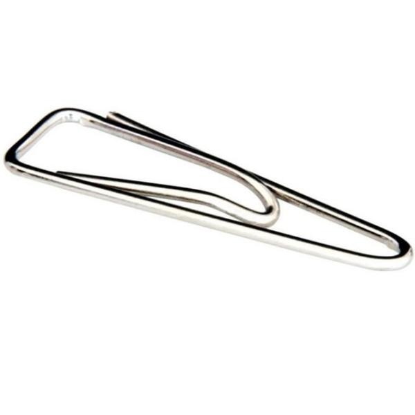 Hot Factory Sales100pcs/Box Triangular Shaped Nickel Metal Paper Clips