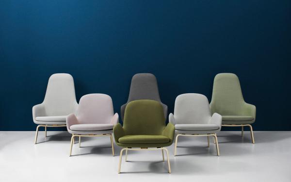 Standard Size Era Fiberglass Lounge Chair , Modern Leisure Chair Hotel Designer