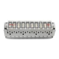 Módulos de interfaz de bloque de terminal ABS PBT para el bloqueador de tubos de gas de 3 polos