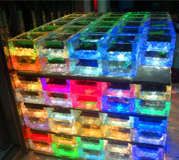 Stone Garden Brick Lamps Outdoor Led Solar Ice Brick Lights With CE&ROHS Certificate And Factory Price