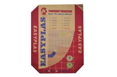 Dried mortar packing bag