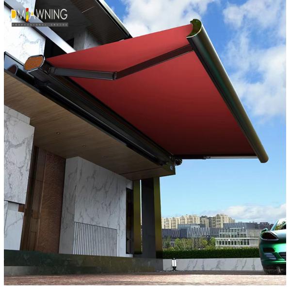Restaurant Shop Electric Waterproof Retractable Awning Full Box