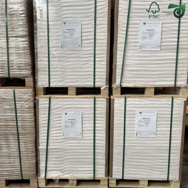 Papel de copia sin carbono 50g 55g Azul Amarillo NCR Papel de factura sin carbono Tamaño 640mm 900mm FSC