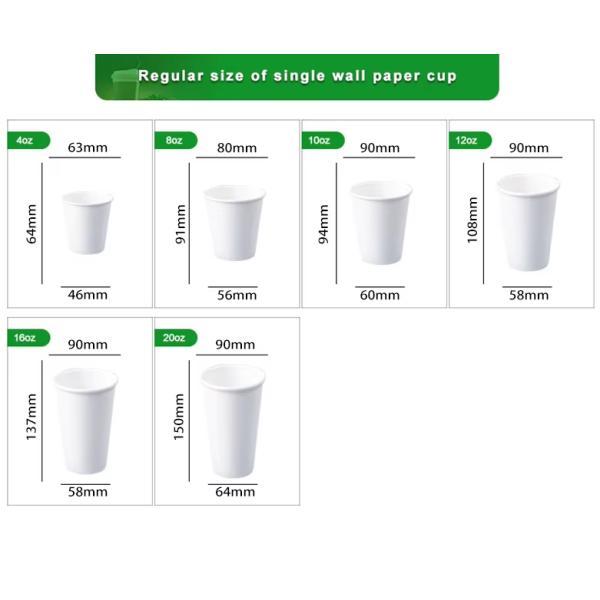 Disposable Double Wall Paper Cups with Custom Printing and Eco-Friendly PHA Coating Paper Cup
