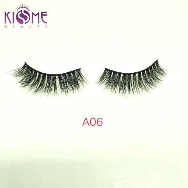 BLACK NATURAL REAL MINK PRIVATE LABEL FALSE EYELASH A06
