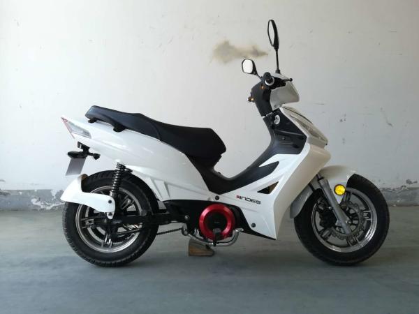 Motocicleta elétrica de alumínio da roda 80km/H 72V 3KW 40Ah