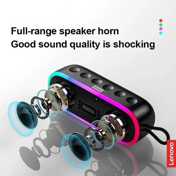 Lenovo K8 RGB Bluetooth Speaker Wireless Hifi Surround Bass Speaker