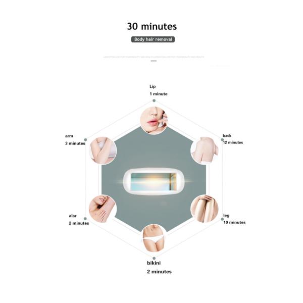 Lescolton T009s Ipl Laser Hair Removal Machine 2 In 1 Epilator 22.9*19.1*9.3cm