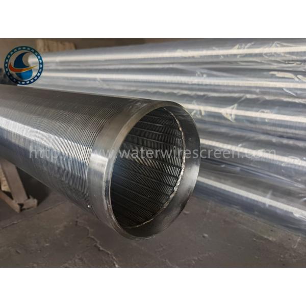 Stainless Steel Od168mm Wedge Wire Screen Pipe With 1.0mm Slot