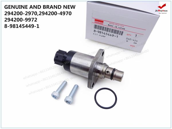 GENUINE AND BRAND NEW SUCTION CONTROL VALVE,SCV 8-98145449-1 294200-2970 294200-4970 294200-9972