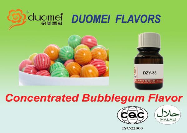 ISO22000 Bubble Gum Flavor Concentrate Flavour Colorless To Light Yellow