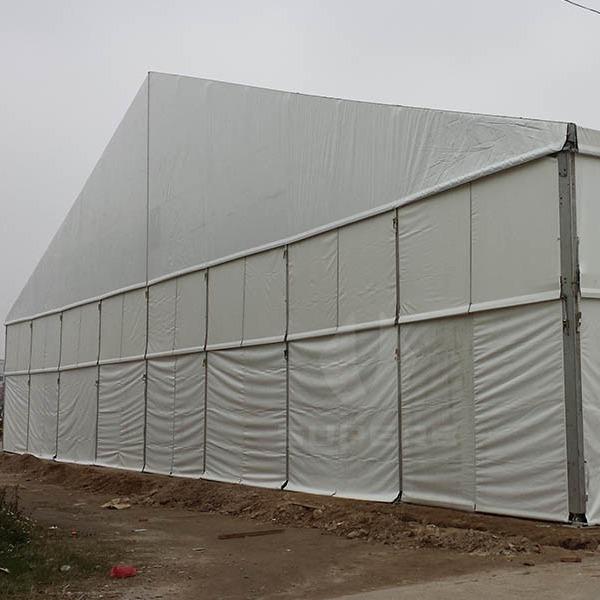 White Waterproof Industrial Aluminum Frame Tent For Storage Warehouse