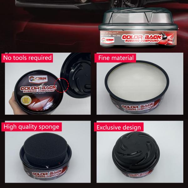 Couleur de l' arrière de la peinture de soins de voiture pour les phares