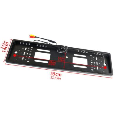Do reverso impermeável da visão noturna da câmera de opinião traseira do carro do quadro da matrícula de Europa câmera alternativa