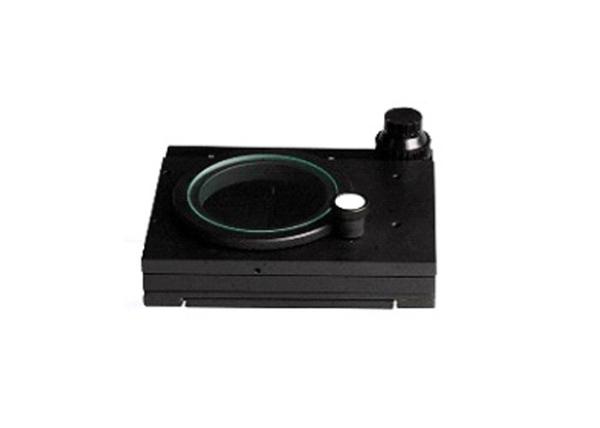 Round Glass Microscope Accessories Mechanical Stage Ball Bearing Rack