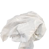 Marine Cleaning White Bed Sheet reciclou o algodão Rags 49*49cm