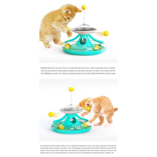 Cats Small Animals Suitable Popular Cat Kitten Track Ball Toys Teaser Balls by Pet Supplies