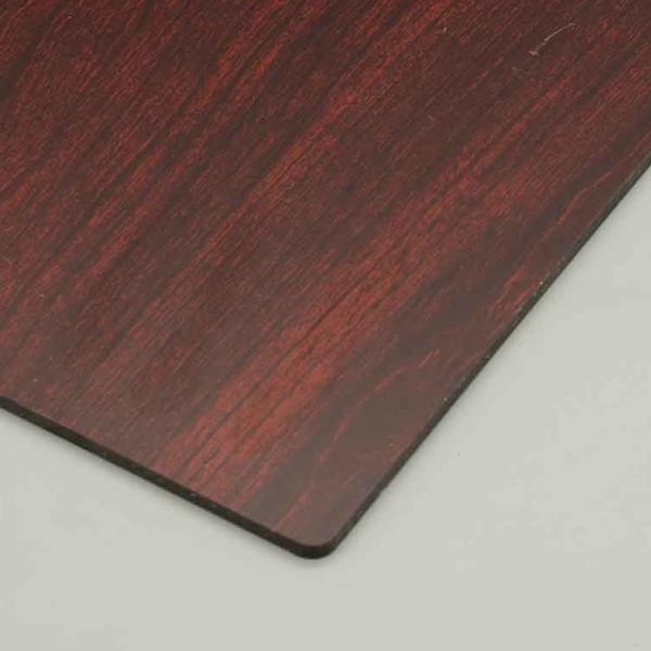 China fabricantes de alta qualidade Placa de painel de plástico de alumínio para bom preço com cor de madeira escolhível