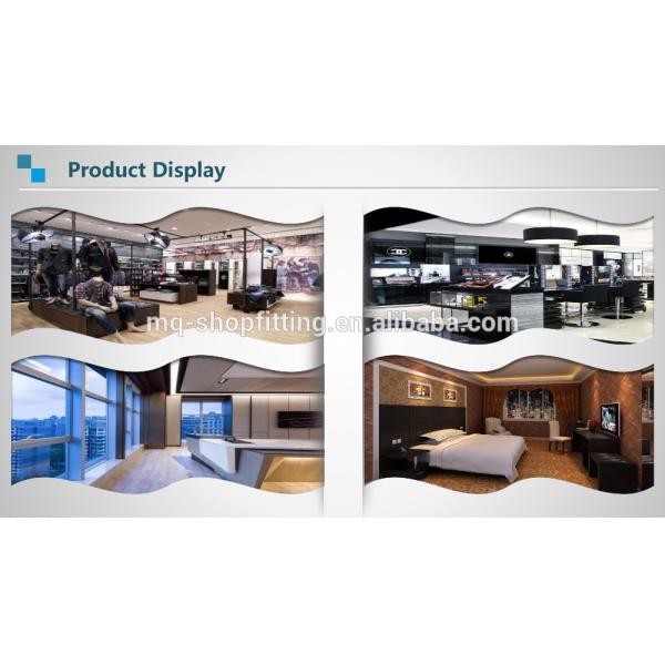 Custom Popular Shanghai Factory  Wooden Cabinet for Garment Store Bag Shoes Display Case  Brand Store Interior Decoratio