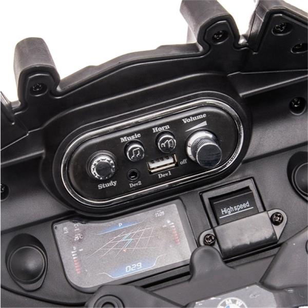 Carton Size 109*39*55 cm 12v Ride On Authorized Motorcycle with EVA Wheel and Music
