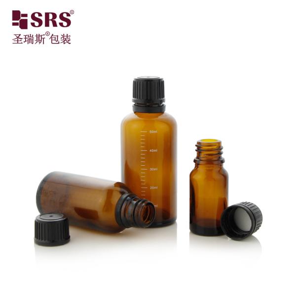 5ml 10ml 15ml 20ml 30ml 50ml 100ml Empty Glass Boston Bottles With Child-Proof Bottle Cap