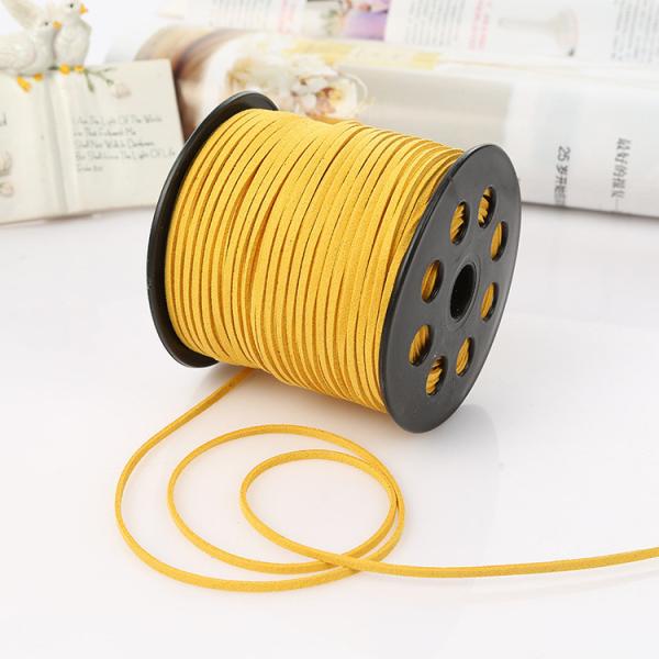 Сюэдовая кожа с бархатной лентой 3 мм с двусторонней лентой