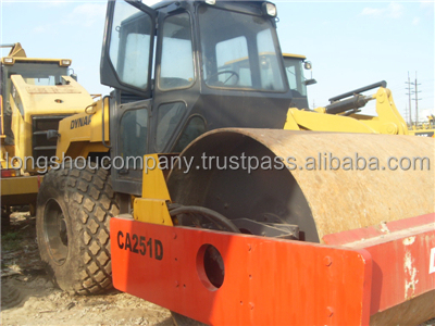 Used CA251d Rollers 1800 Working Hours Dynapac Single Drum Vibratory Roller