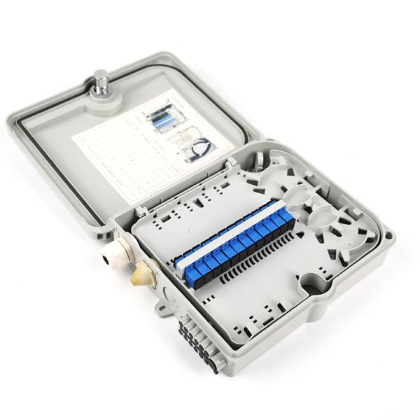 18 Ports Outdoor Fiber Distribution Box Customized Splicing IP65 Ftth Outdoor Box