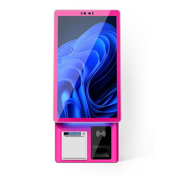 Desktop Mounted Floor Stand Touch Screen Self Retail Bakery Payment Kiosk Machine Ticket Printer Card Reader Food Ordering