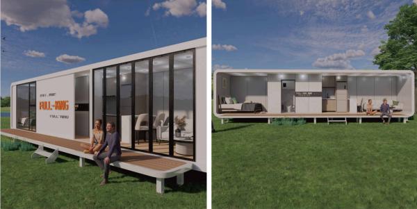 Space capsule homestay mobile house outdoor camping high-end mobile house intelligent system integrated house