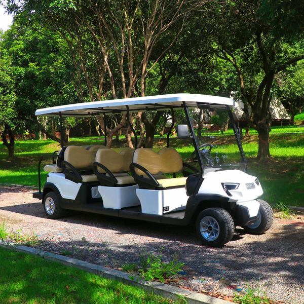 6+2 Seater Sightseeing Electric Golf Buggy With LiFePO4 Battery