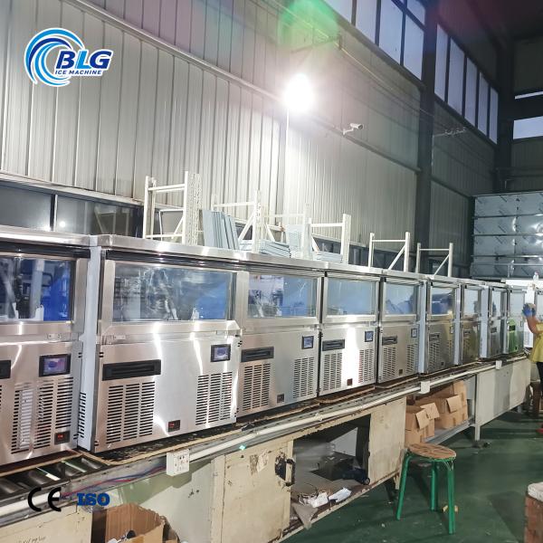 BLG Automatic Stainless Steel 180Kg Daily Output Commercial Pure Crescent Moon Ice Making Machine for Hospitality Industry