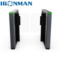 Torniquete de velocidad inteligente para control de acceso biométrico en centros comerciales y aeropuertos, entrada rápida, anti-escalada, metal, impermeable, alta seguridad
