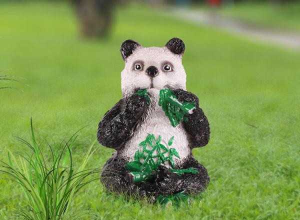 LED panda lights resin waterproof landscape lamp translucent animal outdoor park lawn lamp