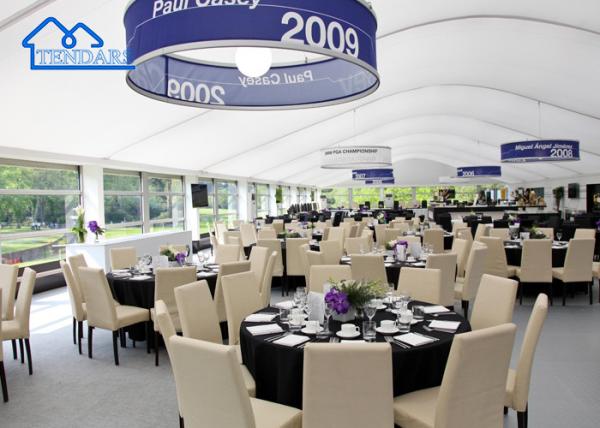 En extérieur grande personnalisée Arcum Aluminium Restaurant Fête de mariage Événements Marquee Canopy Tente incurvée