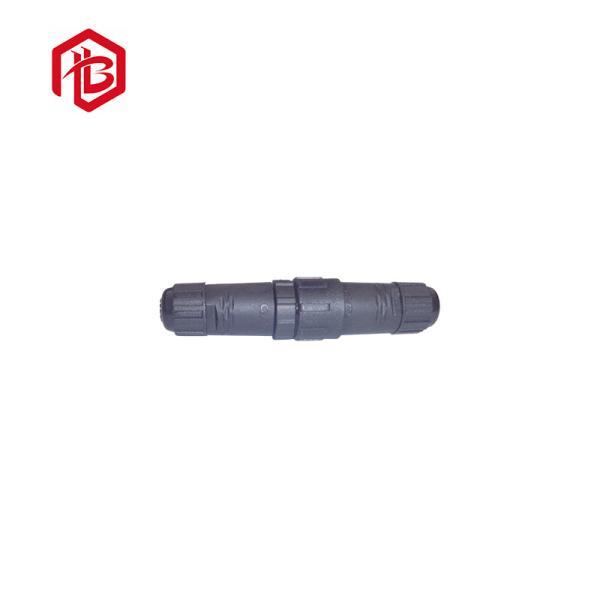 Boîte de commande de signal d'alimentation mâle femelle IP67 connecteur de montage de panneau imperméable à l'eau à 2 broches pour câble extérieur