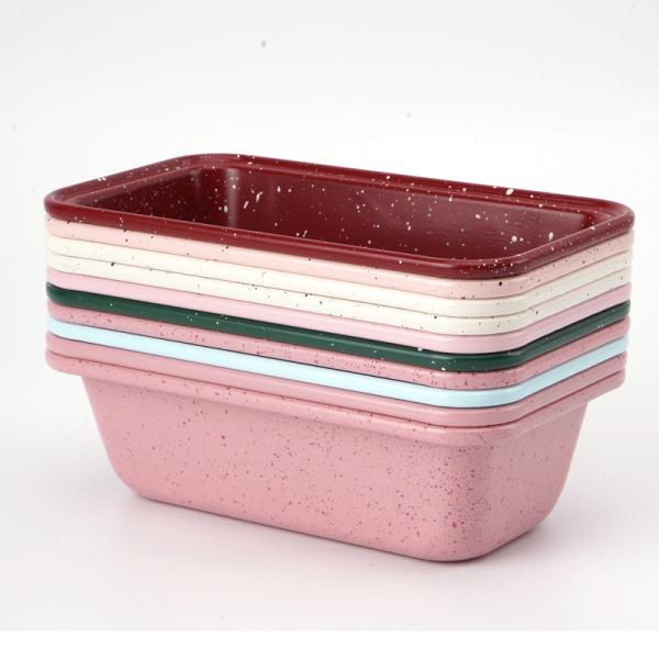 RED Kitchen Goodies 6 Inch Cake Mold Carbon Steel Bread And Toast Mold Baking Pan