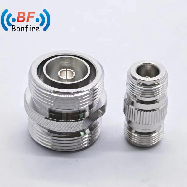 Customized Straight DIN Female RF Adaptor DC-4GHz Connector with Full RoHS Compliance