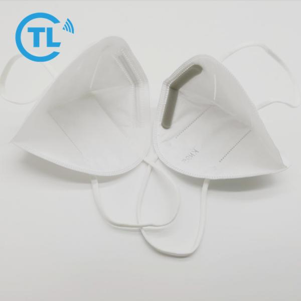 Fast delivery white color 5 ply FFP2 KN95 non woven disposable face mask mascarilla kn95 FFP2 CE