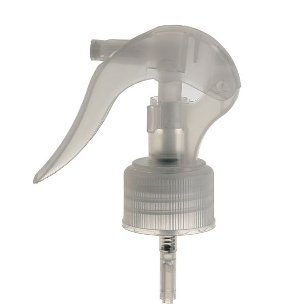 White Hand Held Trigger Sprayer Pump For Cosmetics 24/410 28/410