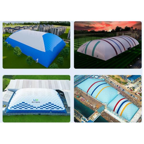 Специальный белый надувный воздушный купол Спортивный дом Палатка для баскетбола и тенниса Покрытие площадка для продажи